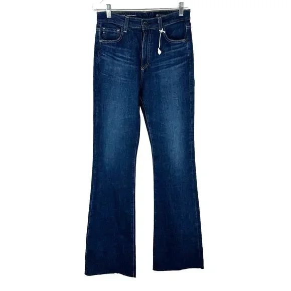 AG Adriano Goldschmied NWT Alexxis Boot High Rise Vintage Fit Size 27 Raw Hem